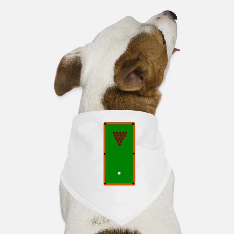 Billiard snooker Dog Bandana