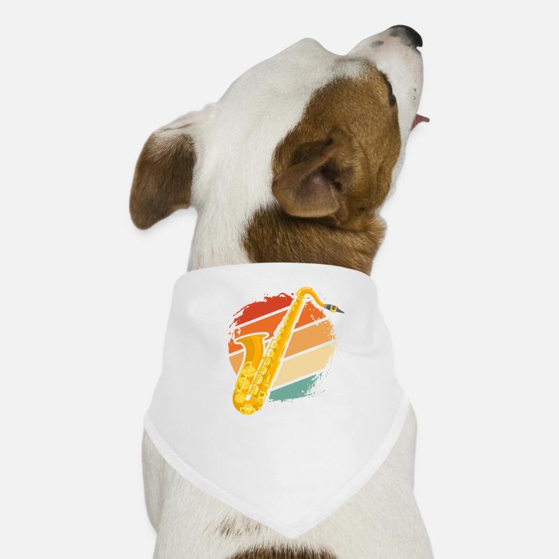 saxophone Dog Bandana