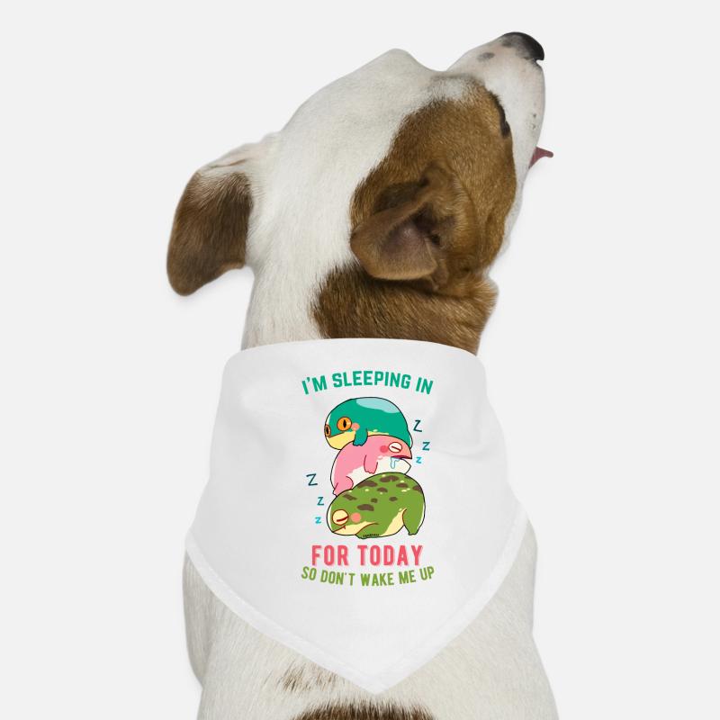 sleeping frog family - do not wake up Dog Bandana