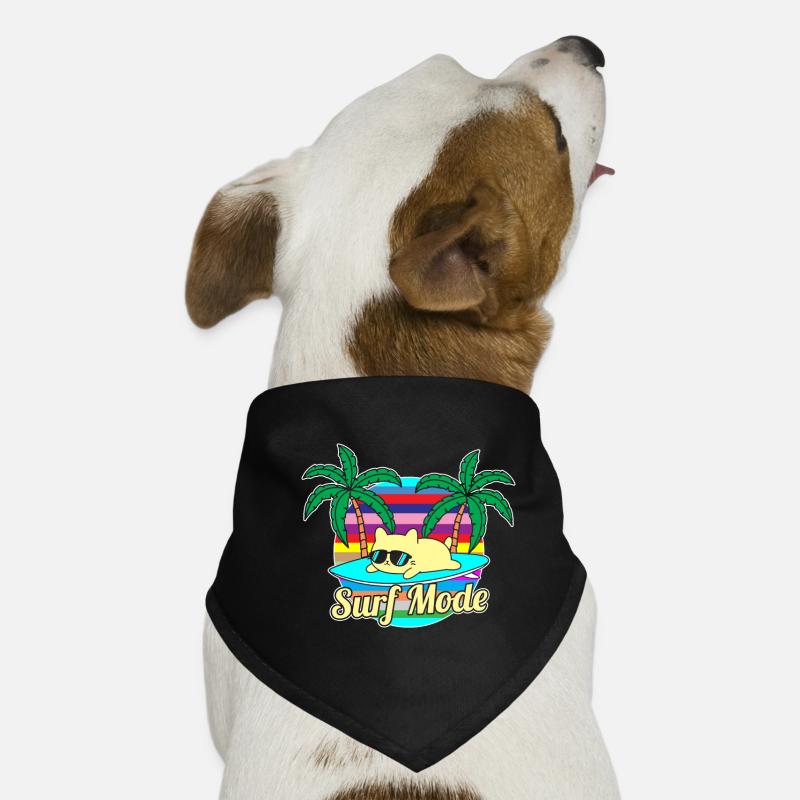 Surf cat d'été Bandana pour chien