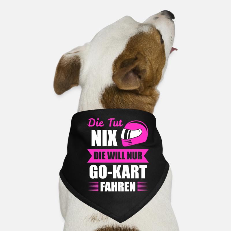 Go-kart Gokart Racing Geschenk Hunde-Bandana