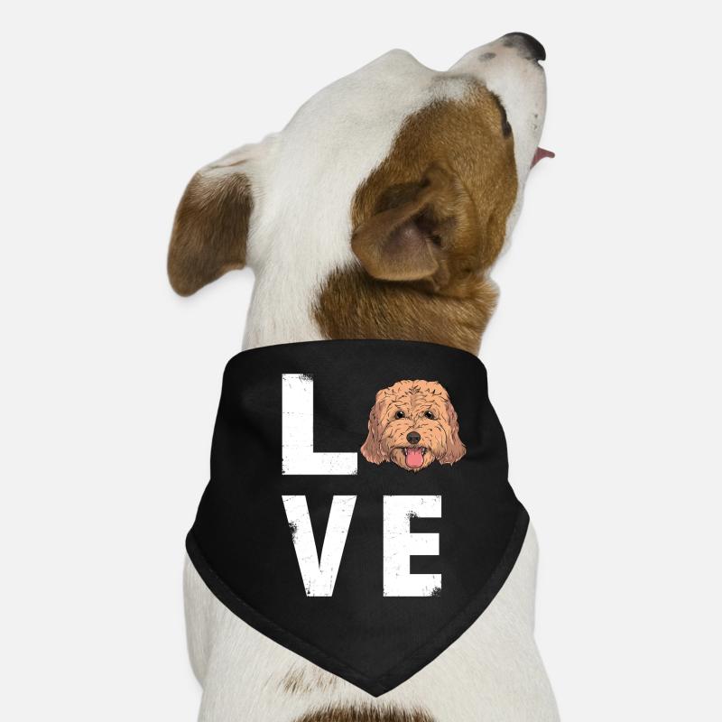 Love Cockapoo Dog Dog Bandana