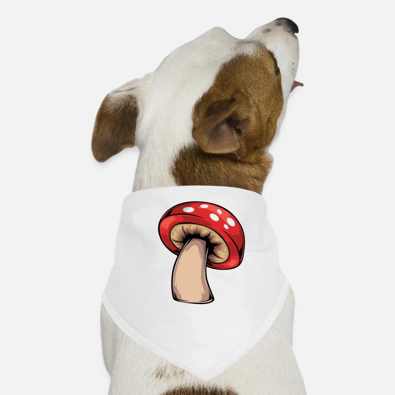 Mushroom - Level Up - Cool Gamer Fly agaric Statement Dog Bandana