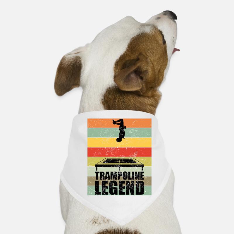 Trampoline Legend Trampoline Jump Retro Gift Bandana pour chien