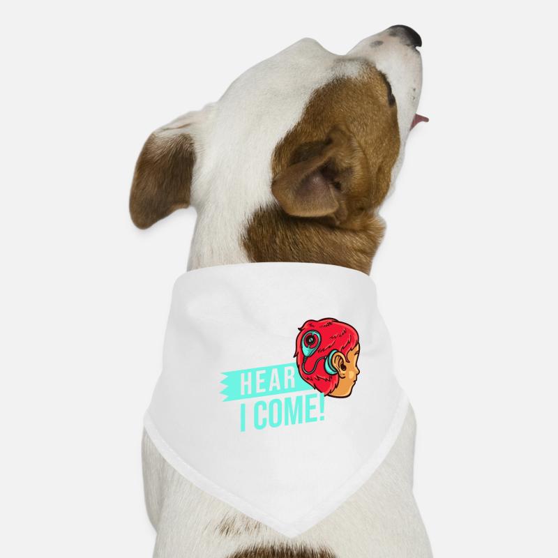 Cochlear Implant Deaf Deaf Deafness Dog Bandana