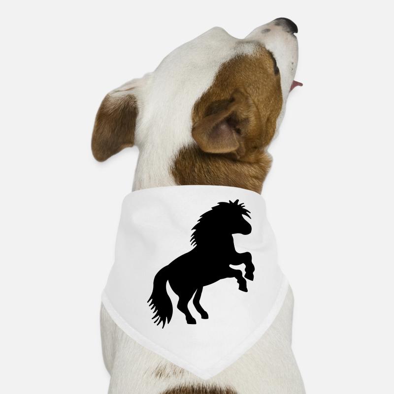 SHETLANDPONY - Hunde-Bandana - Weiß