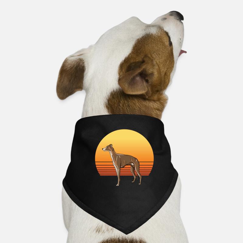 Windhund Sonne Hunde-Bandana