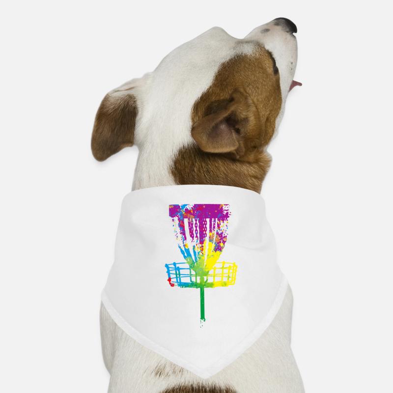 Splash Disc Golf - Hunde-Bandana - Weiß