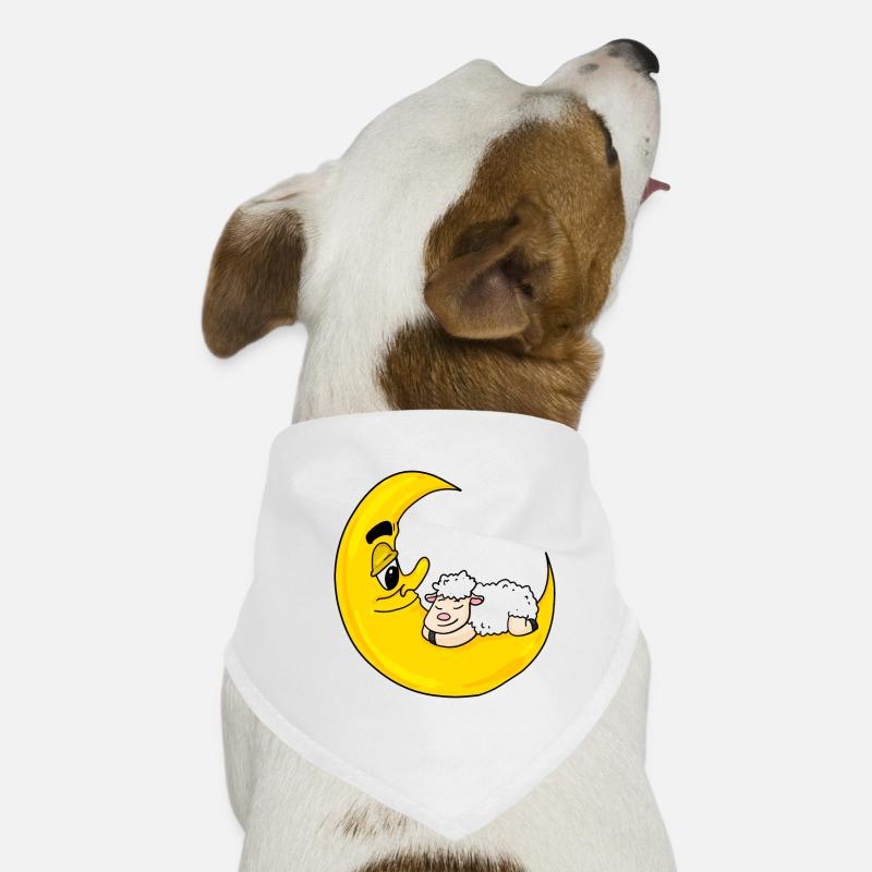 Sheep moon sleeping cute gift Dog Bandana