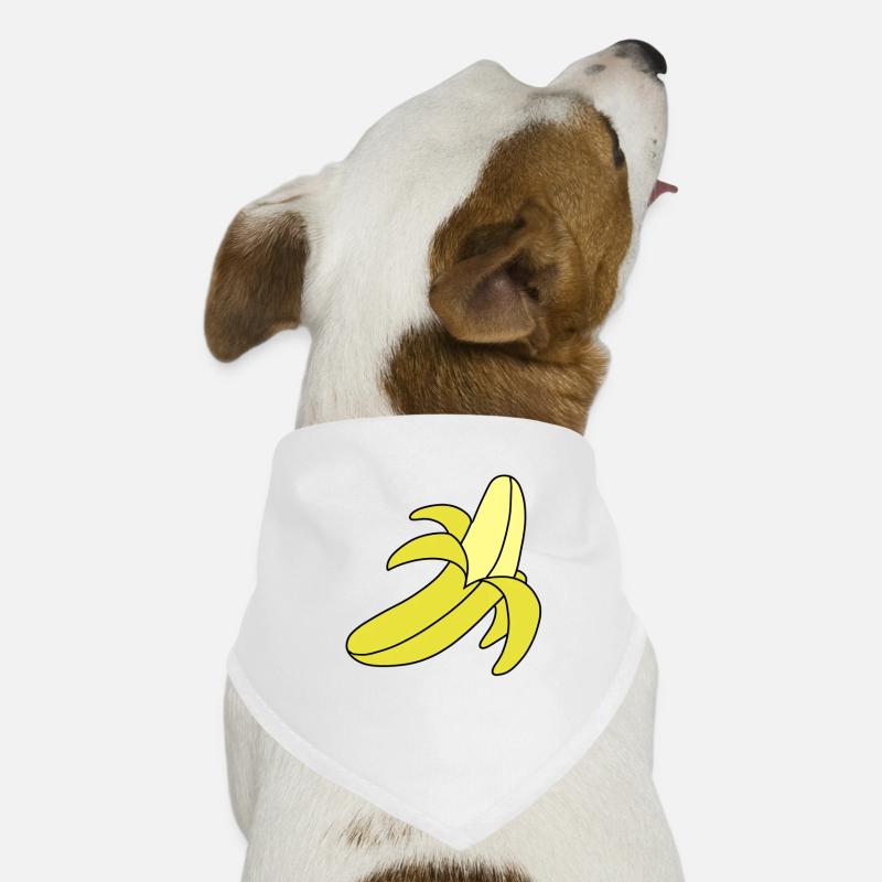 jaune banane Bandana pour chien