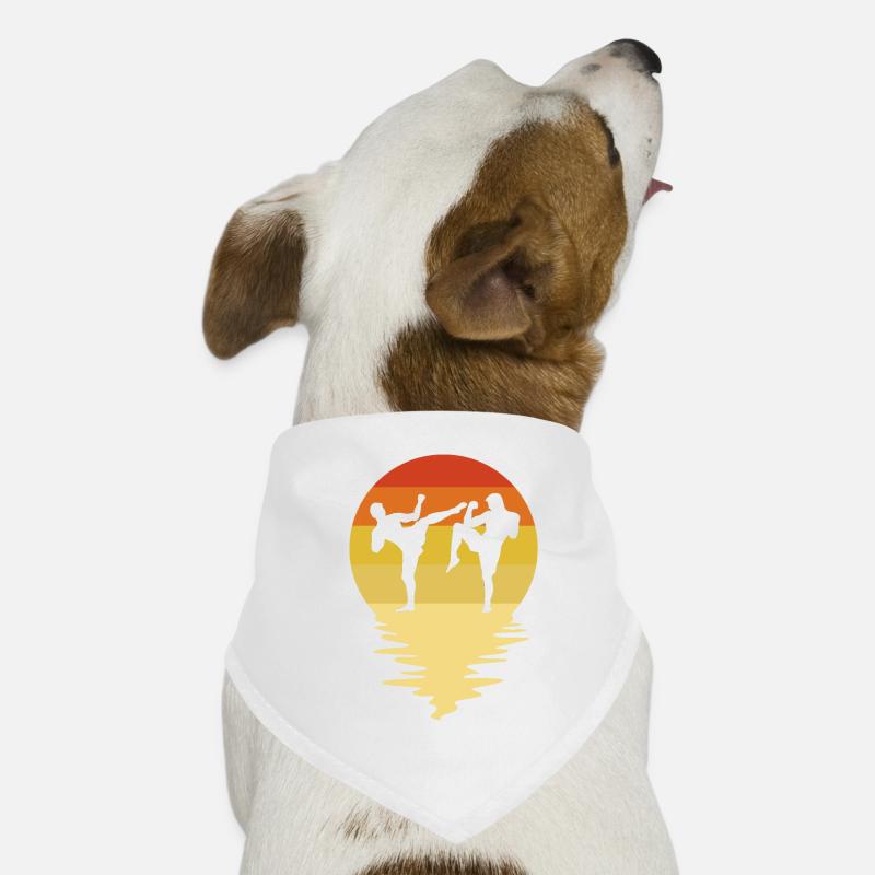 Muay Thai Boxe Kickboxing Kickboxer Kickboxing Bandana pour chien