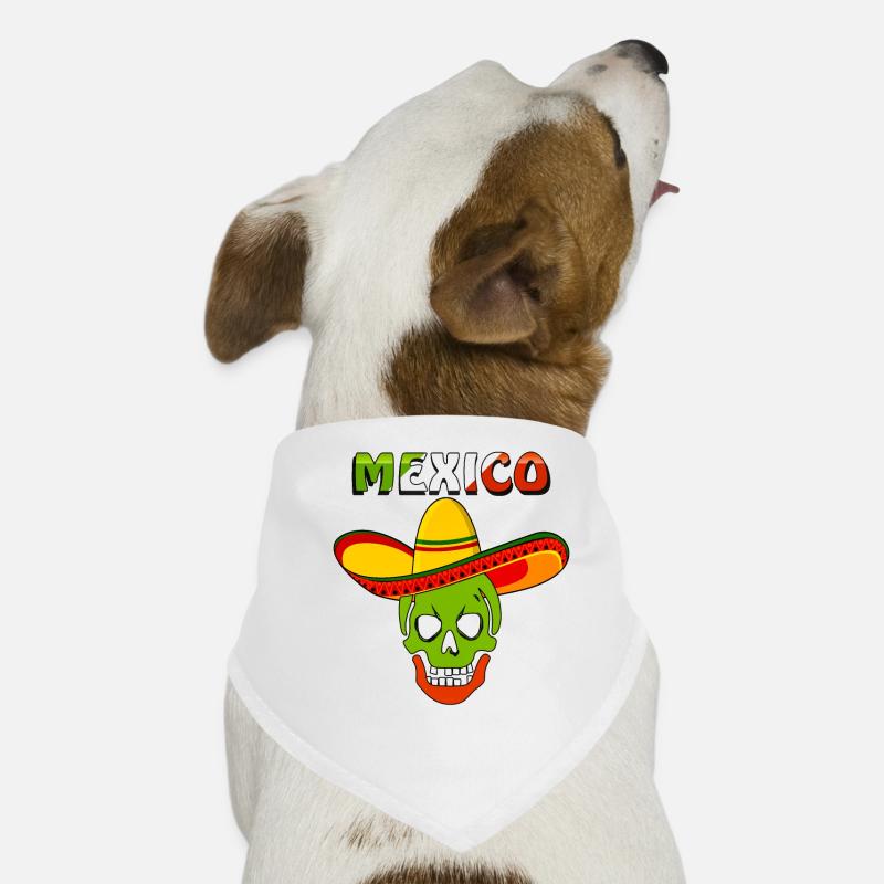 MEXICO TOTENKOPF Hunde-Bandana