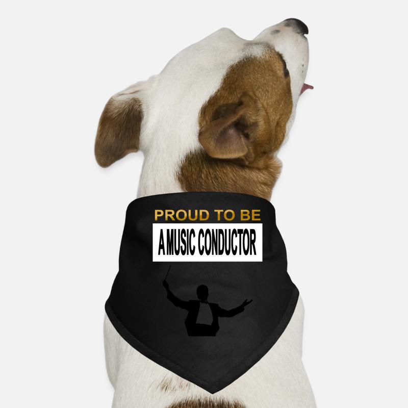 ich bin stolzer Musik Dirigent music conductor Hunde-Bandana