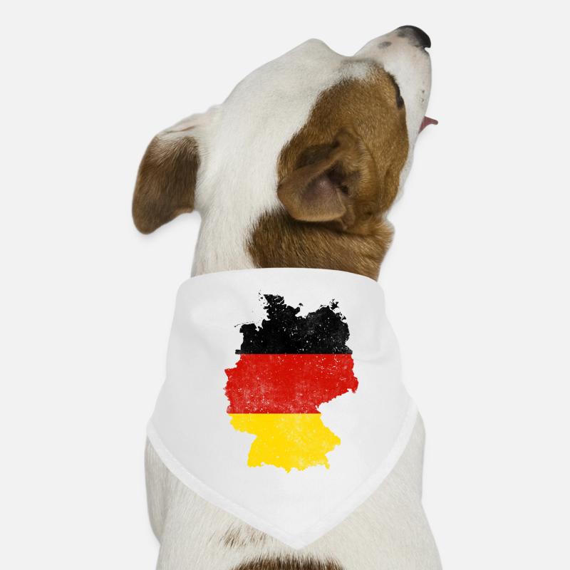 Germany map flag gift Dog Bandana