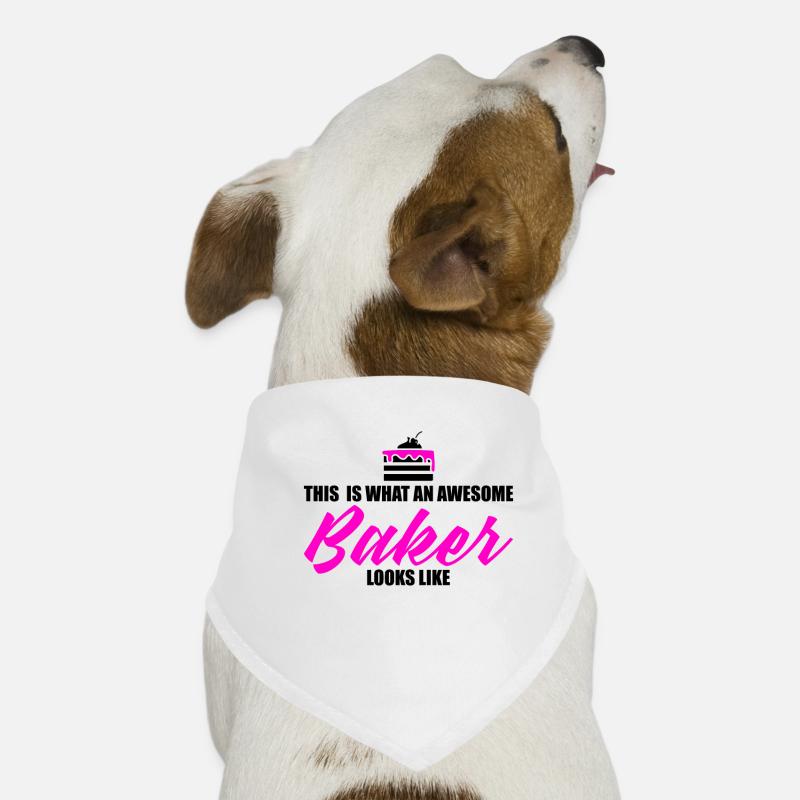 awesome baker Bandana pour chien