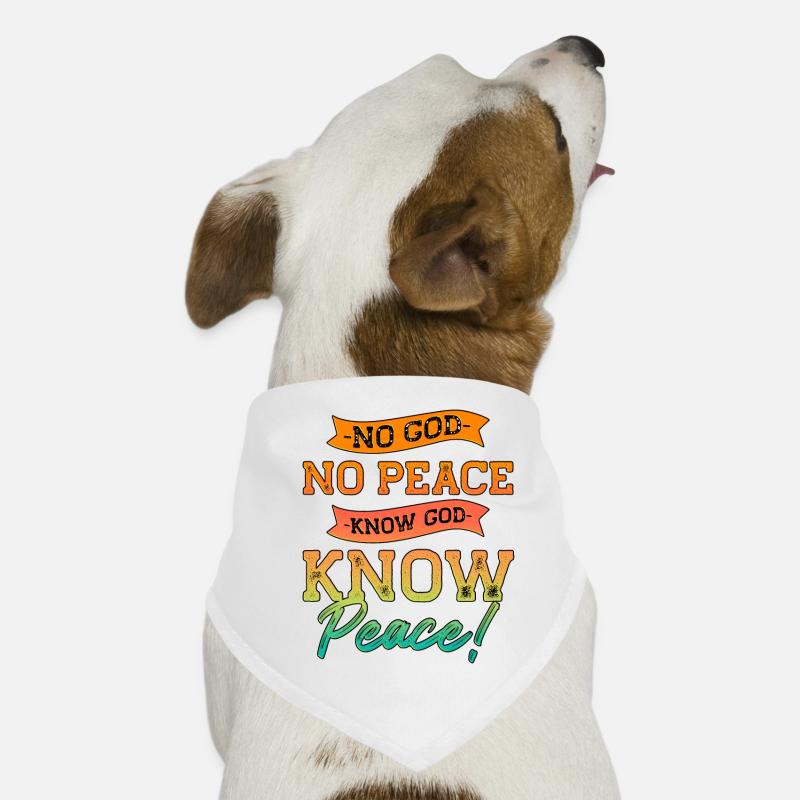 Frieden Jesus Liebe Christus Gott Kirche Glaube Hunde-Bandana
