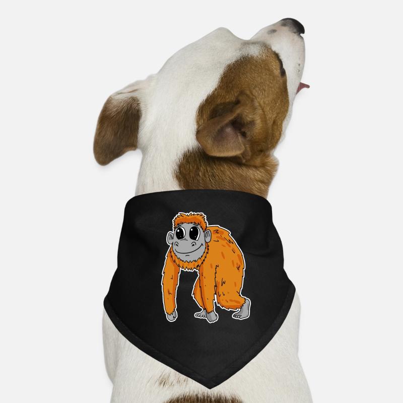 Singe orang-outan Bandana pour chien
