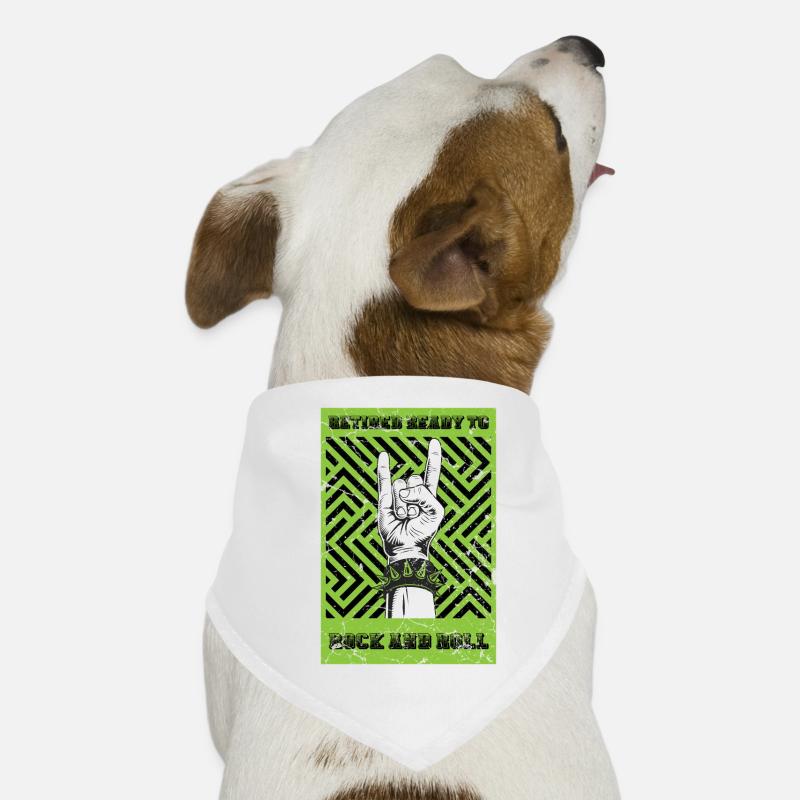 Renter Rock and Roll Hunde-Bandana