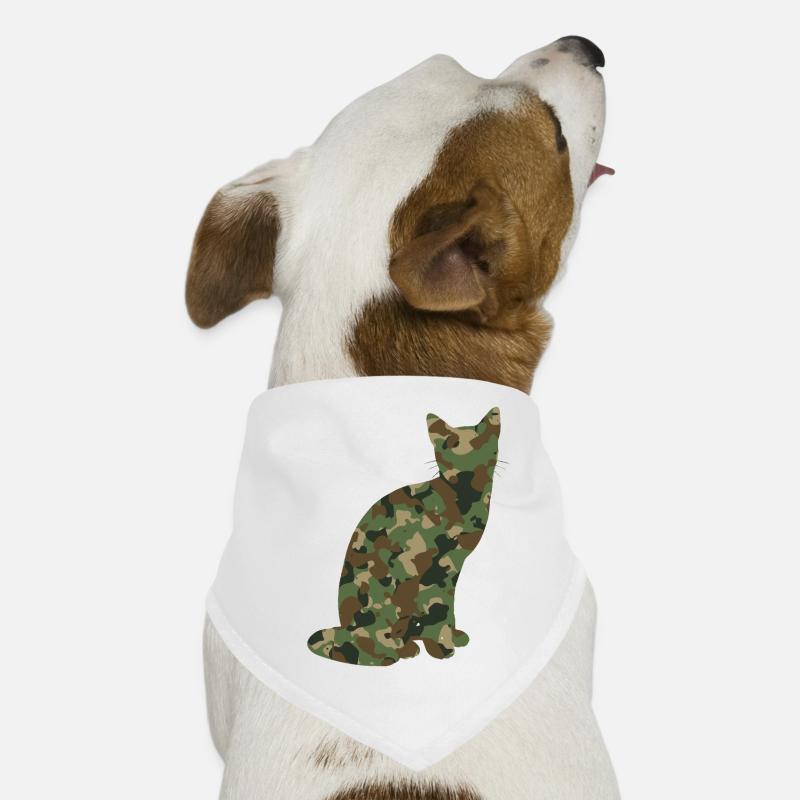 Chat camouflage chat Bandana pour chien