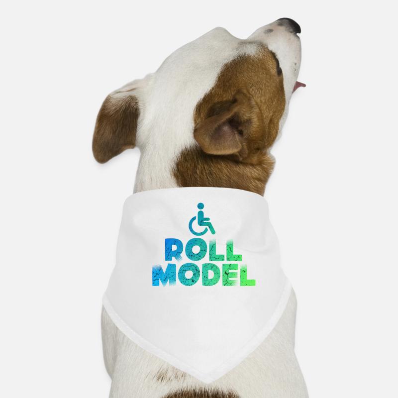 Modèle en fauteuil roulant Bandana pour chien