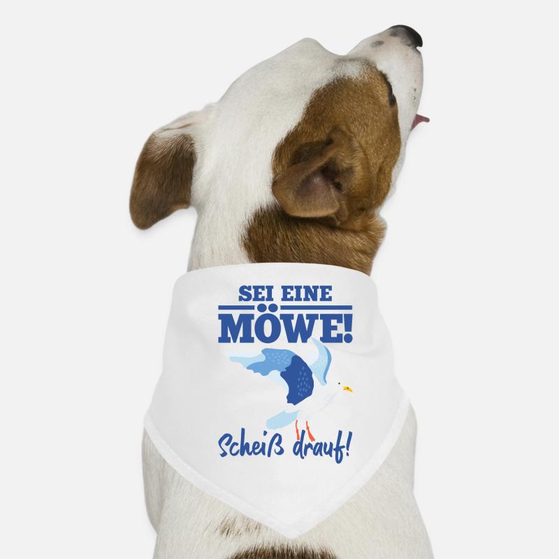 Ostsee Sei Eine Möwe Scheiß Drauf Moin Urlaub Küst Hunde-Bandana