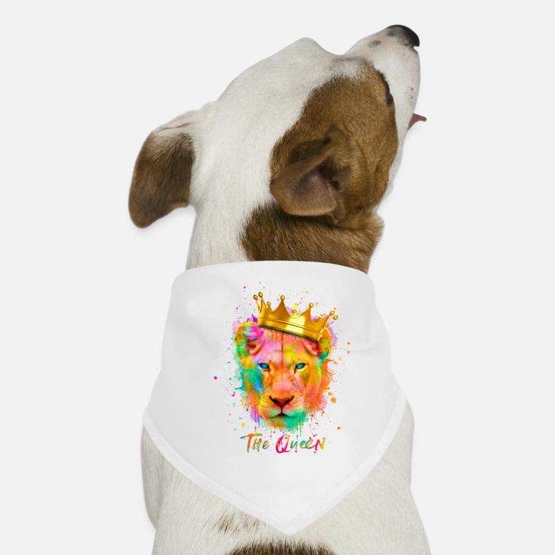 Queen Lioness Dog Bandana