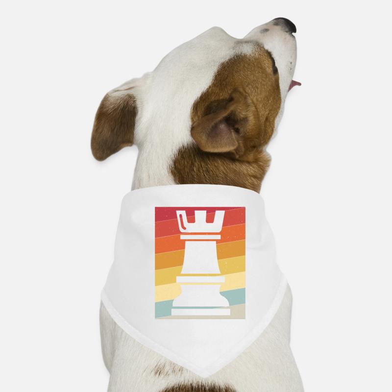 Les échecs roi figure rétro cadeau Bandana pour chien