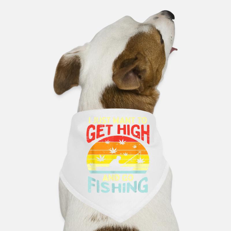 Cannabis chanvre THC 420 Bandana pour chien