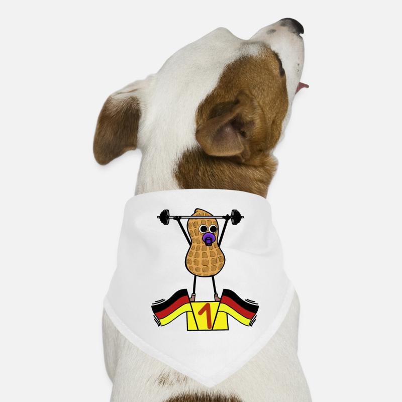 Peanut Baby Athlete Weights Training German Dog Bandana