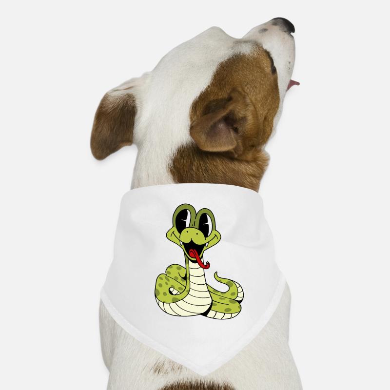 Mignon serpent mignon Bandana pour chien