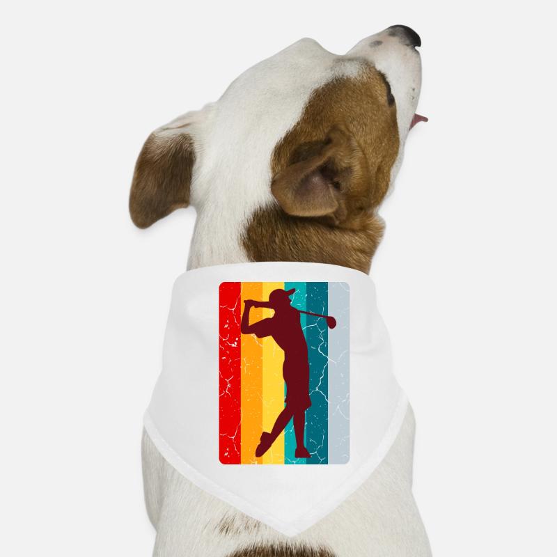 GOLF RETRO Golfer Outfit Golfers Golfers Dog Bandana