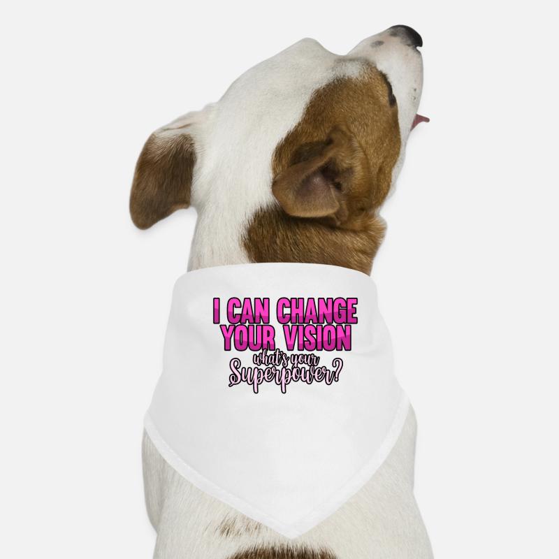 Optician Eyes Visual Aid Glasses Profession Funny Dog Bandana