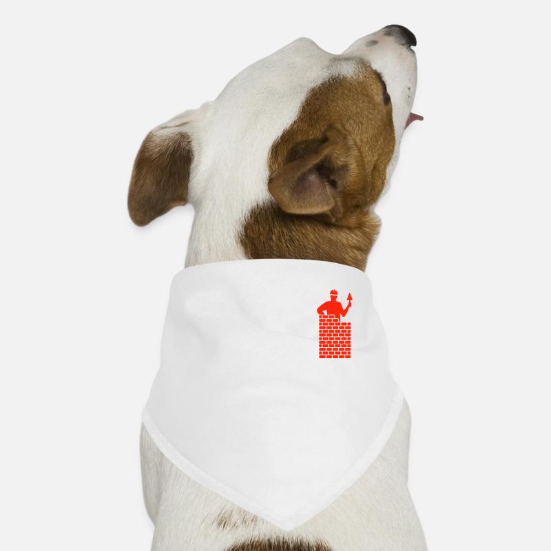 Handwerker Maurer Geschenk Heimwerker Evolution Hunde-Bandana