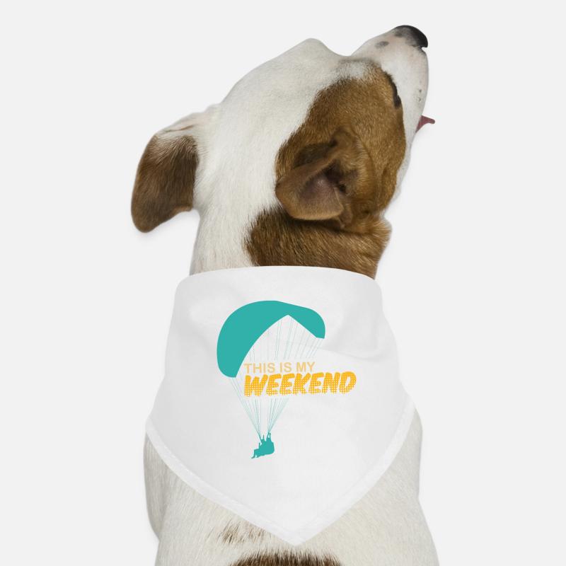 Parapentiste Sort This is my Weekend Bandana pour chien