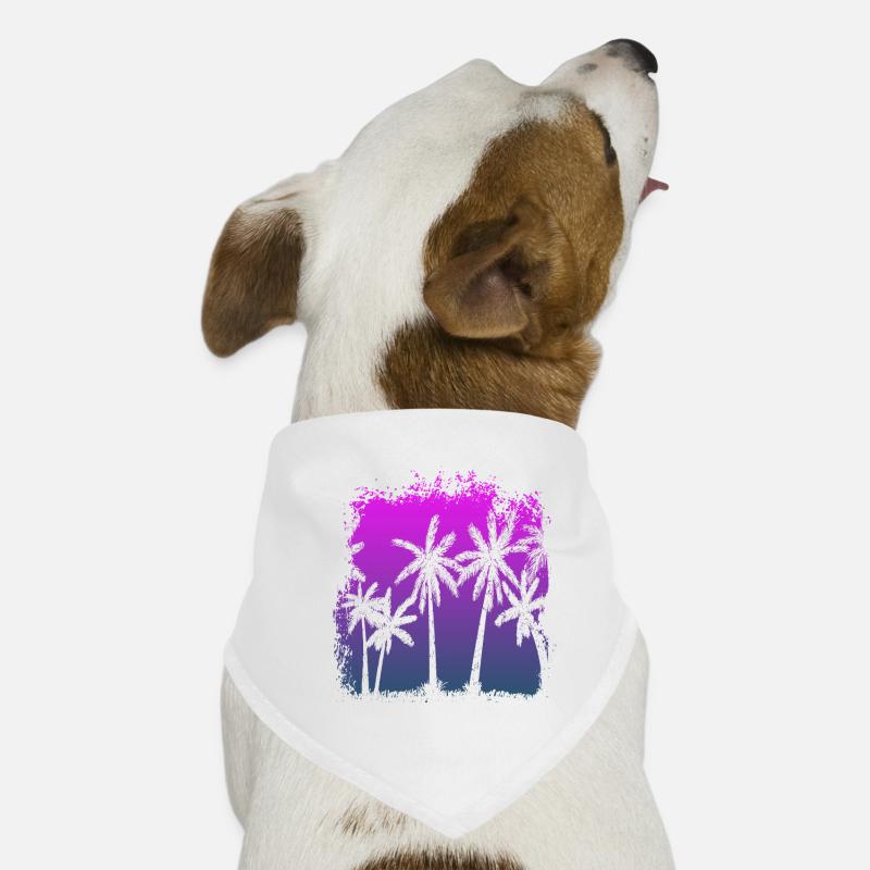 Palmen Hunde-Bandana