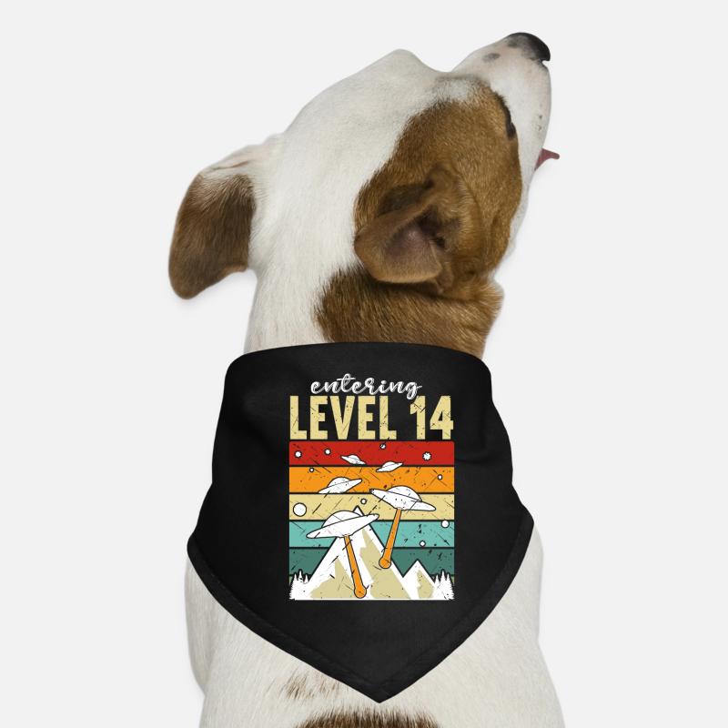Level 14 Gaming Controller 14. Geburtstag Hunde-Bandana