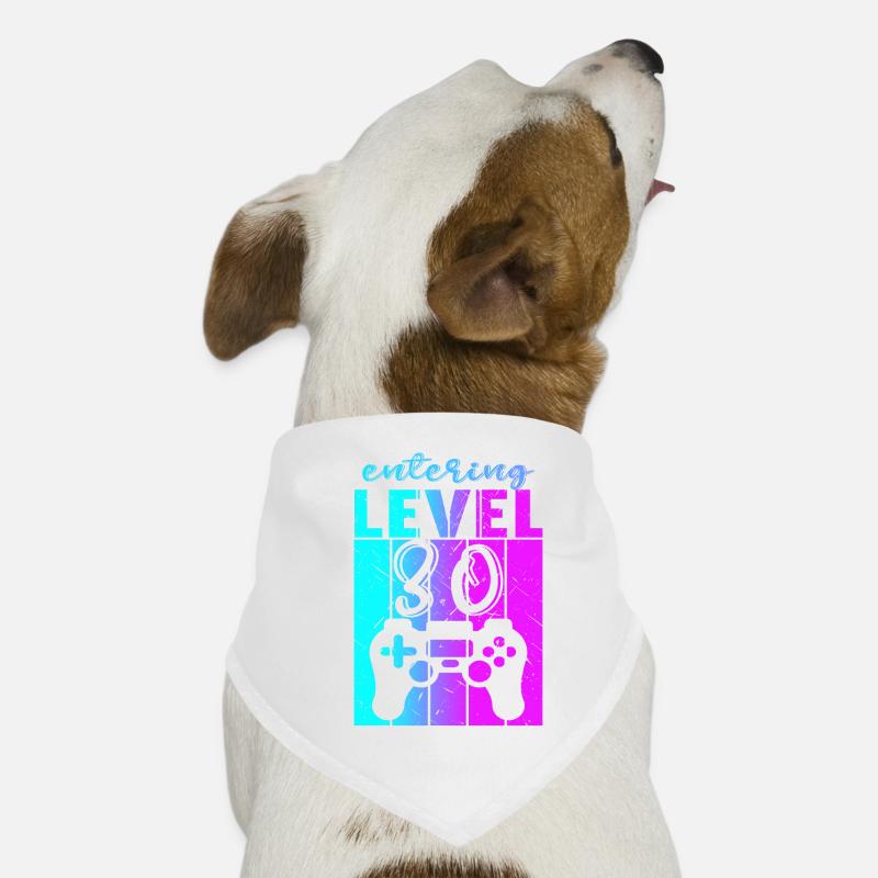 Level 30 Gaming Controller 30th Birthday Dog Bandana
