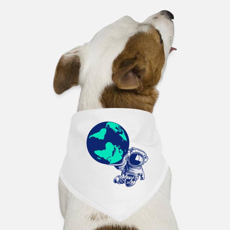 Astronaut Globe Universe Galaxy Solar System Dog Bandana