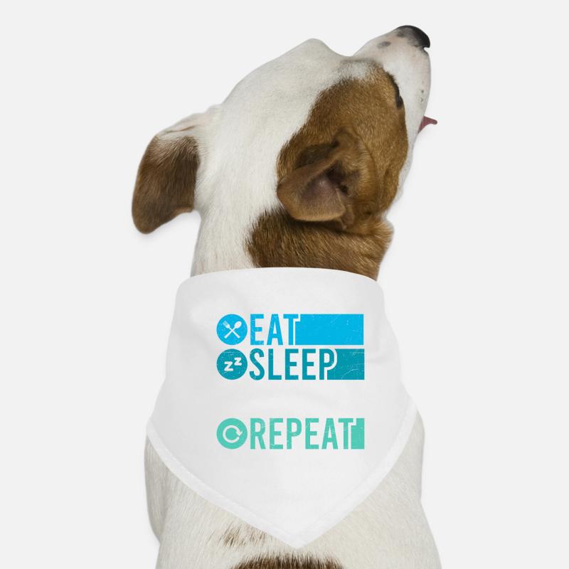 Eat Sleep Code Repeat Programmer Software Dog Bandana