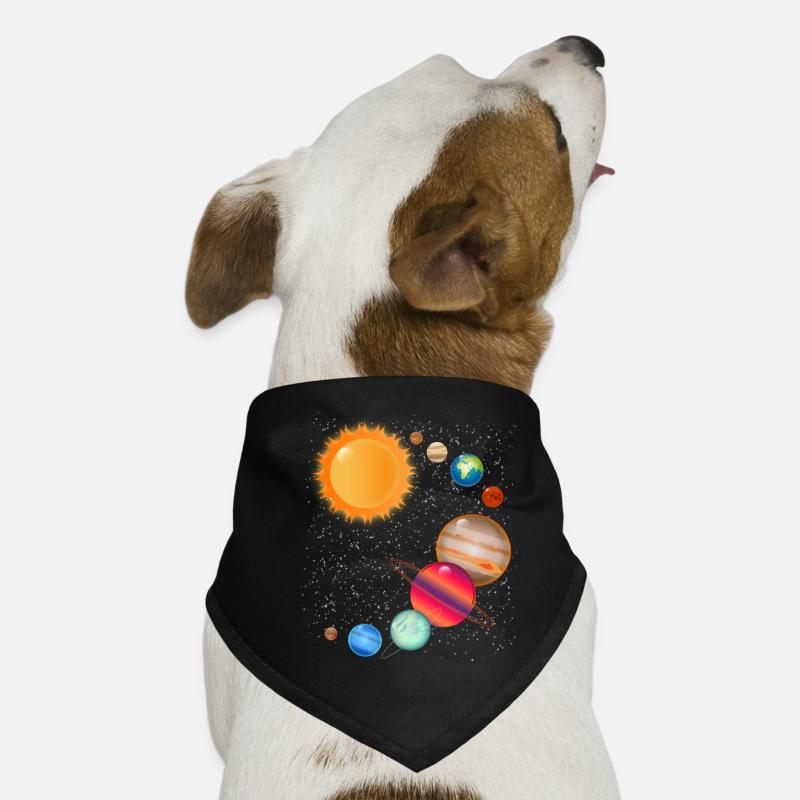 Solar System Planets Astronaut Astrology Space Dog Bandana