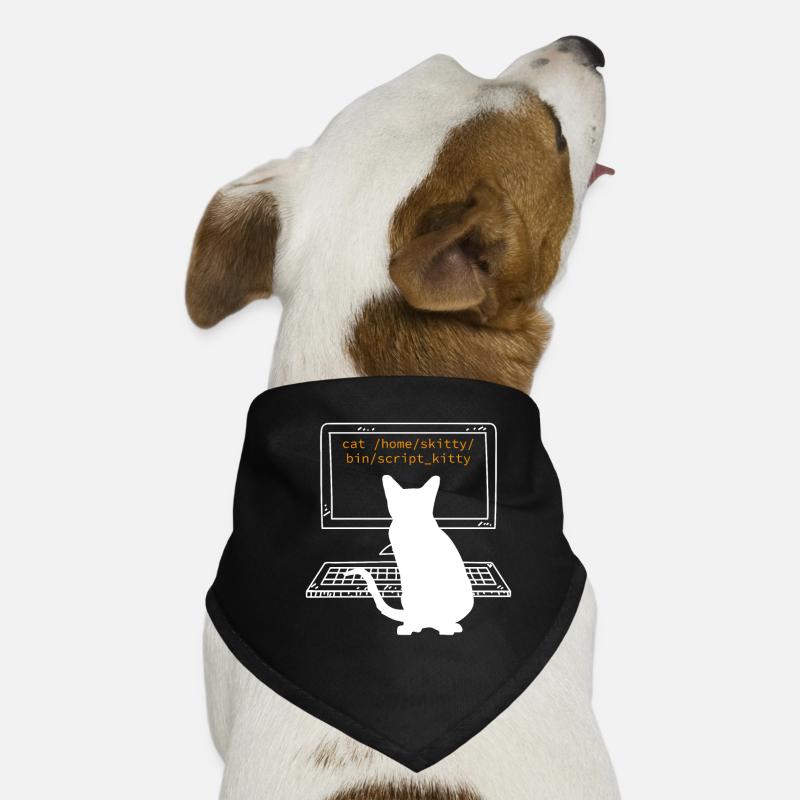 Propriétaire de chat Programmeur de chat Informatique Bandana pour chien