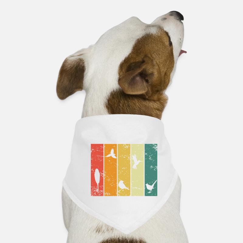 Bird Watching Goes Both Ways Birder Bird Watching - Hunde-Bandana - Weiß
