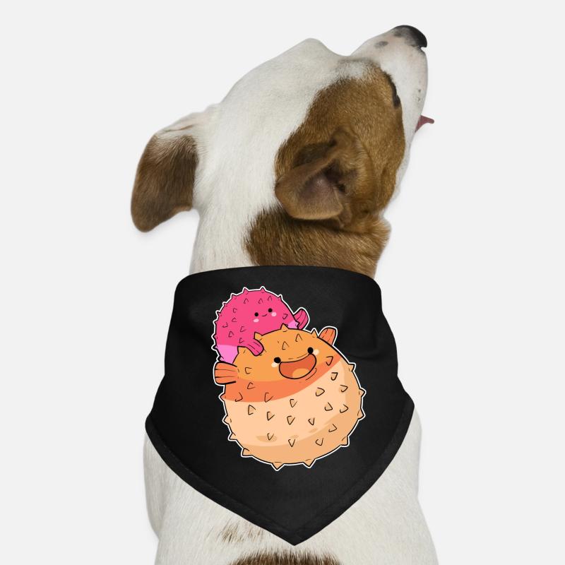 Kugelfisch Hunde-Bandana