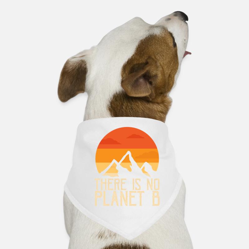 THERE IS NO PLANET B Dog Bandana