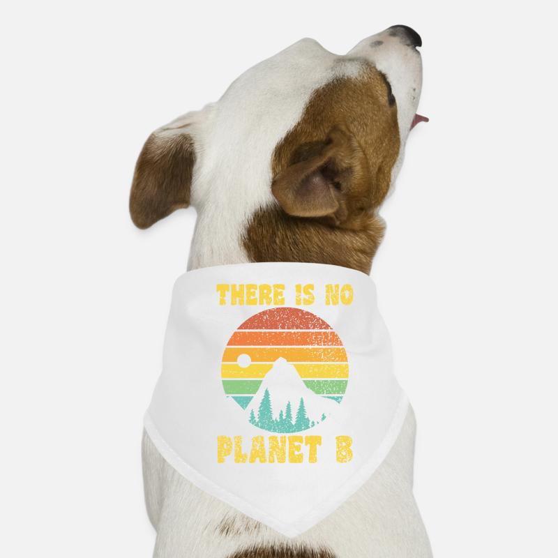 THERE IS NO PLANET B Hunde-Bandana