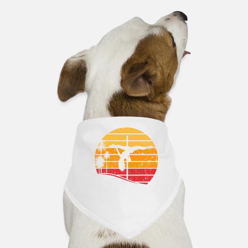 Sunset Pole dance Danse de perches Bandana pour chien
