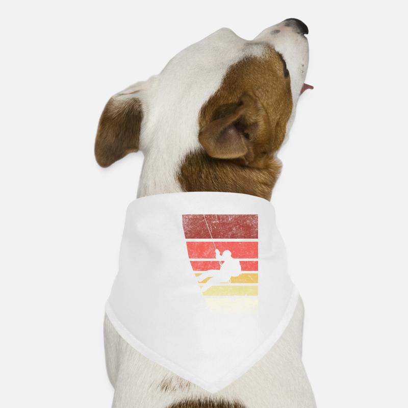 Klettern Retro Silhouette Hunde-Bandana