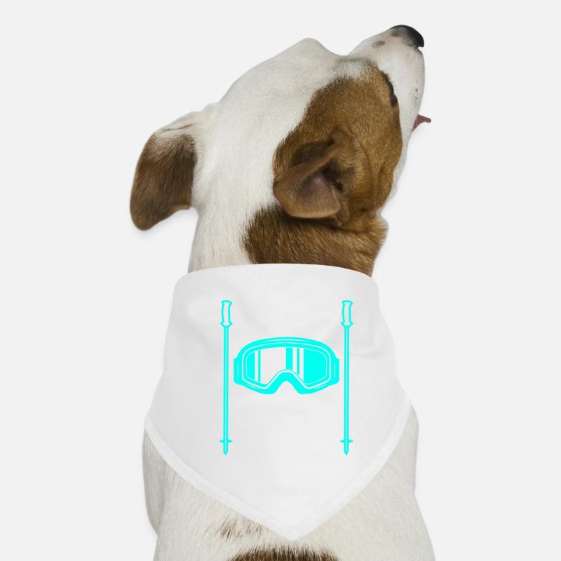 Skier Saying Ski you later Apres Ski Dog Bandana
