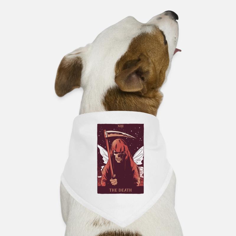 Fairycore Aesthetic The Death Fee Grim Reaper Tarot Dog Bandana