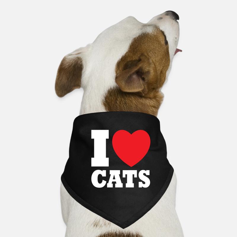 Cat Love Hunde-Bandana